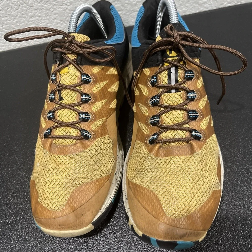 Merrell Sneakers Men 9 Gold Nova 2 Trail Running Shoes J066721 Vibram Mesh Trail